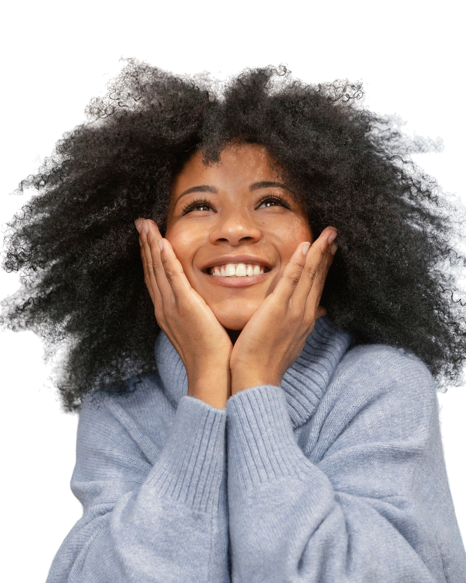 Smiling dental patient